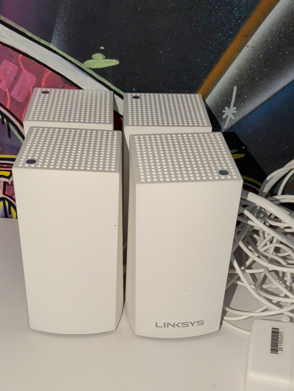 Linksys VLP-01 White Mesh Wi‑Fi Pack of Four